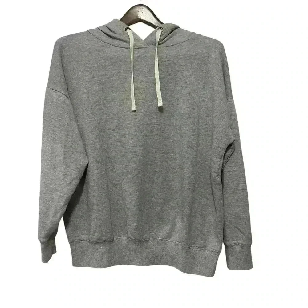Buffalo David Bitton Hoodie Mens M Gray Hooded Pullover Super Soft Sweatshirt